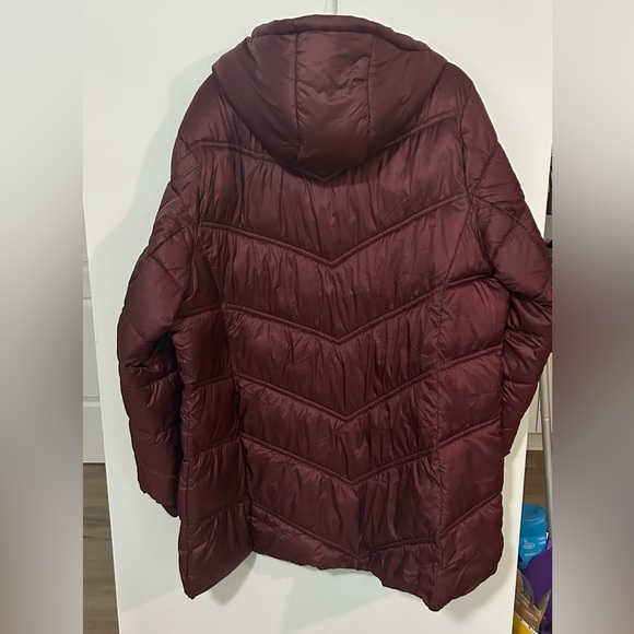 Lane Bryant Purple Mid-Length Puffer Coat NWT 22/24 - Picture 5 of 12